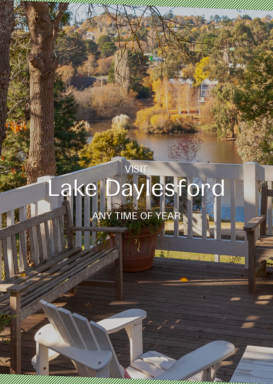 Visit Lake Daylesford Any Time of Year